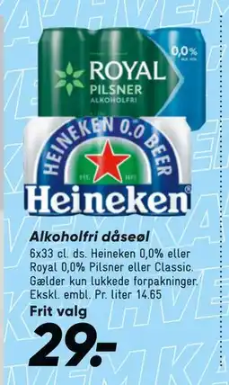 Bilka Alkoholfri dåseøl tilbud