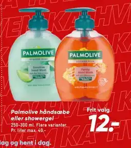 Bilka Palmolive håndsæbe eller showergel tilbud