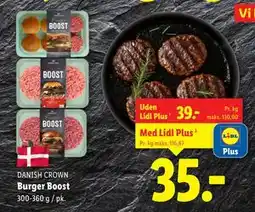 Lidl Burger Boost tilbud