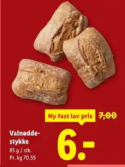 Lidl Valnøddestykke tilbud