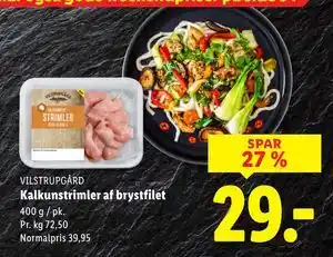 Lidl Kalkunstrimler af brystfilet tilbud