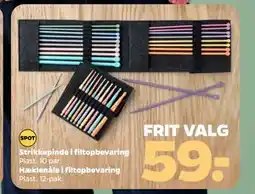 Netto Hæklenåle i filtopbevaring tilbud