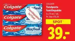 Lidl Tandpasta familiepakke tilbud