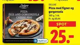 Lidl Pizza med figner og gorgonzola tilbud