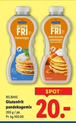 Lidl Glutenfrit pandekagemix tilbud