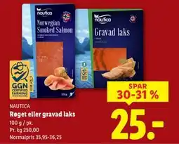 Lidl Røget eller gravad laks tilbud