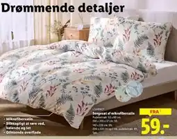 Lidl Sengesæt af mikrofibersatin tilbud