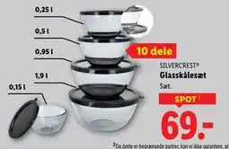 Lidl Glasskålesæt tilbud