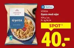 Lidl Gyoza med rejer tilbud