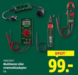 Lidl Multimeter eller strømmåleadapter tilbud