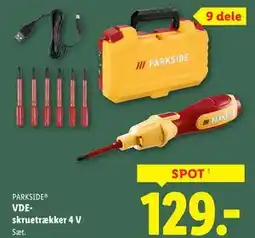Lidl VDEskruetrækker 4 V tilbud