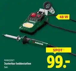 Lidl Justerbar loddestation tilbud