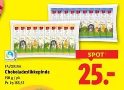 Lidl Chokoladeslikkepinde tilbud