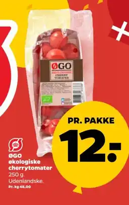 Netto ØGO økologiske cherrytomater tilbud