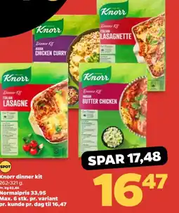 Netto Knorr dinner kit tilbud