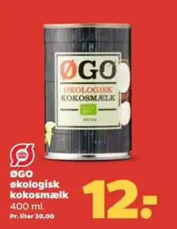 Netto ØGO økologisk kokosmælk tilbud