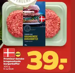 Netto Premieur danske krogmodnede burgerbøffer tilbud