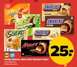 Netto Frisko iskasse, Mars eller Snickers isbar tilbud