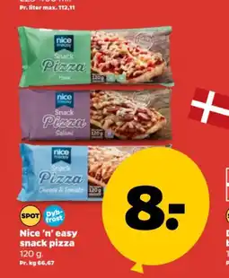 Netto Nice 'n' easy snack pizza tilbud