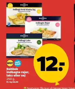 Netto Rahbek indbagte rejer, laks eller sej tilbud