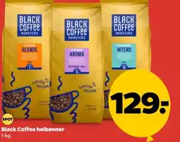 Netto Black Coffee helbønner tilbud