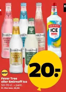 Netto Fever Tree eller Smirnoff Ice tilbud