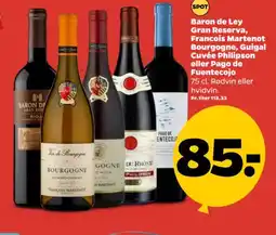 Netto Baron de Ley Gran Reserva, Francois Martenot Bourgogne, Guigal Cuvée Philipson eller Pago de Fuentecojo tilbud