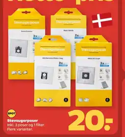 Netto Støvsugerposer tilbud