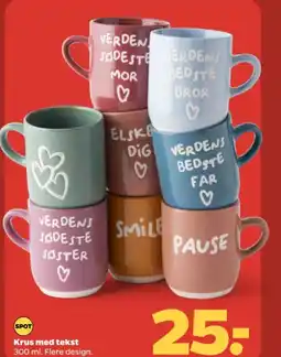 Netto Krus med tekst tilbud