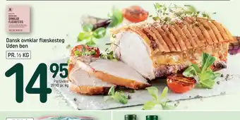 Dansk ovnklar flæskesteg Uden ben