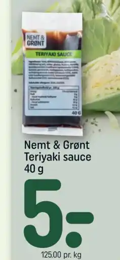 REMA 1000 Nemt & Grønt Teriyaki sauce tilbud