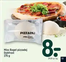 REMA 1000 Miss Bagel pizzadej Dybfrost tilbud