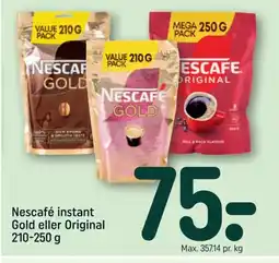 REMA 1000 Nescafé instant Gold eller Original tilbud