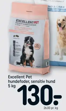 REMA 1000 Excellent Pet hundefoder, sensitiv hund tilbud