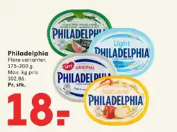 SPAR Philadelphia tilbud