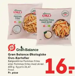 SPAR Grøn Balance Økologiske Ovn-Kartofler tilbud