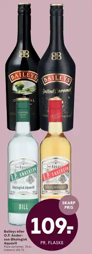 SPAR Baileys eller O.P. Ander- son Økologisk Aquavit tilbud
