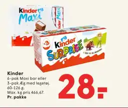 SPAR Kinder tilbud