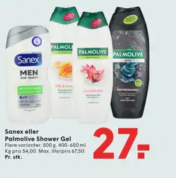 SPAR Sanex eller Palmolive Shower Gel tilbud