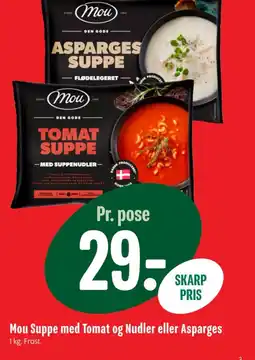 Min Købmand Mou Suppe med Tomat og Nudler eller Asparges tilbud