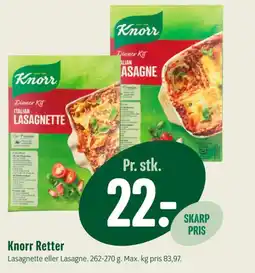 Min Købmand Knorr Retter tilbud