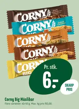 Min Købmand Corny Big Müslibar tilbud