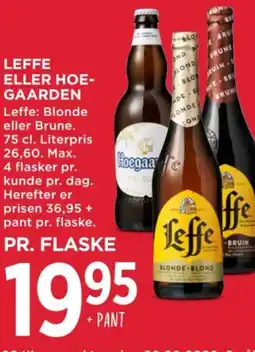 MENY Leffe eller hoe- gaarden tilbud
