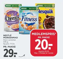 MENY Nestlé morgenmad tilbud