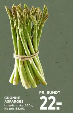 MENY Grønne asparges tilbud