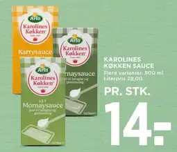 MENY Karolines køkken sauce tilbud