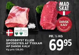 MENY Spidsbryst eller grydesteg af tykkam af dansk kalv tilbud
