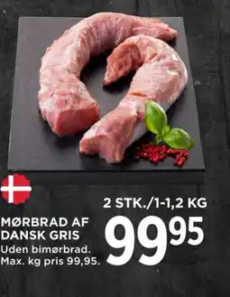 MENY Mørbrad af dansk gris tilbud