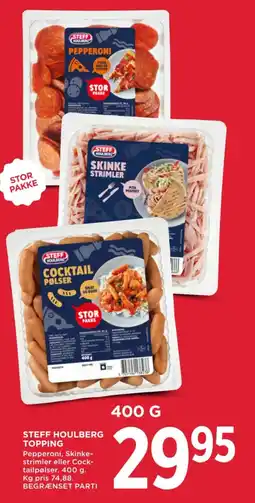 MENY Steff houlberg topping tilbud