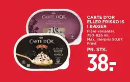 MENY Carte d'or eller frisko is i bæger tilbud